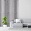 4 x Akustikpaneele 240x60cm Wandpaneele weißer Marmoreffekt Produktbild-Vorschau 2