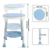 TWOLIIN Tabouret de douche pivotant Réglable en hauteur Voir les images du produit 2