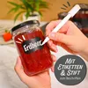 12 bocaux avec couvercle 350ml - Avec étiquettes & stylo - Voir les images du produit 2