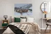 MuchoWow® Poster Schaf - Schnee - Haus 120x80 cm - Bilder Produktbild-Vorschau 4