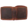 Geldbörse aus echtem Leder – Uni – Edles Design mit Produktbild-Vorschau 4