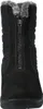A close-up front view of a black winter boot with a zipper. Náhľad obrázku produktu