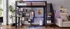 okwish Vysoká postel 90x200 cm s ochranným zábradlím, Náhled obrázku produktu 5