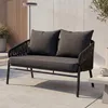 Aluminium-Gartenbank MCW-P90, Gartensofa Outdoor Sitzbank, Produktbild-Vorschau 1