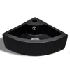 vidaXL Waschbecken mit Überlauf 45 x 32 x 12,5 cm Schwarz - Produktbild-Vorschau 11
