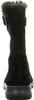 A back view of a black boot with fur trim. Anteprima dell’immagine prodotto