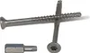 Spanplattenschrauben Bohrspitze Edelstahl Bit 5x60 mm - 200 Produktbild-Vorschau 1