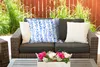 MuchoWow® Outdoor Kissen - Blumen - Anemone - Blau - Muster Produktbild-Vorschau 5