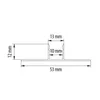 MasterLED LED Leiste TrockenbauprofilAluminium 2m – Produktbild-Vorschau 4