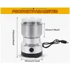 Elektrische Kaffeemühle,150W tragbare Mühle,Edelstahlmühle Produktbild-Vorschau 6