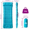 vidaXL Cuscino autogonfiante con cuscino Blu Anteprima dell’immagine prodotto 4