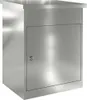 vidaXL Paketdrop-Box Čierna 47,5 x 38 x 59 cm Pozinkovaná Náhľad obrázku produktu 1