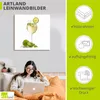 ARTland Leinwandbild Weinglas - Hugo Größe: 50x50 cm Produktbild-Vorschau 3