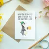 Mr. & Mrs. Panda Grußkarte Pinguin Bier - Weiß - Geschenk, Produktbild-Vorschau 2