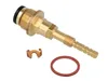 A plumbing valve part and its accessories are displayed against a white background. Produktbild-Vorschau