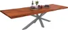 Esstisch Baumkante Akazie nuss 160 (260) x 90 cm Produktbild-Vorschau 2