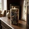 Portacandele rotondo 10cm, legno decoupage Anteprima dell’immagine prodotto 6