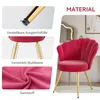 Hawthyhome Chaise de salon en velours Chaise de cuisine Voir les images du produit 5