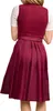 Dirndl Evi 60cm Länge bordeaux 36 Produktbild-Vorschau 3