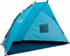 A blue beach tent shown from the front, set up on a white background. Náhled obrázku produktu