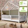 Crazy Pine Hausbett 90x190 cm – Kinderbett aus Naturholz in Produktbild-Vorschau 4
