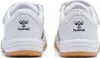 The back view of two white Hummel children's sneakers. Anteprima dell’immagine prodotto