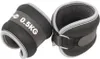 Fitness-Mad pesi per mani e piedi 2 x 2 kg in neoprene nero Anteprima dell’immagine prodotto 2