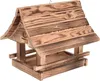 AQBAU Grande mangiatoia per uccelli in legno da appendere – Anteprima dell’immagine prodotto 1