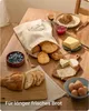 Praknu Brotbeutel Leinen 2er Set – Hält Brot länger frisch Produktbild-Vorschau 2