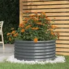 vidaXL Plantenbak, verzinkt staal, 80x80x36 cm, antraciet Productafbeelding-voorbeeld 2