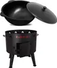 SET Feuerofen Utschak KUKMARA Ø ca. 49 cm + Kazan Usbekisch Produktbild-Vorschau 1