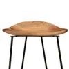 vidaXL Tabouret de bar 2 pcs. Bois massif acacia Voir les images du produit 7