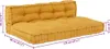 vidaXL Pallet Sofa Kissen 2 stk. Stoff Gelb 120 x 80 x 38 Produktbild-Vorschau 7
