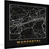 MuchoWow® Gerahmtes Poster Stadtplan - Deutschland - Gold - Produktbild-Vorschau 1
