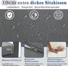MeXo Gartenmöbelset Aluminium, 4 Personen, Ergonomische Produktbild-Vorschau 6