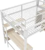 MODFU Hochbett 140x200cm mit Rausfallschutz, Kinderbett mit Produktbild-Vorschau 9