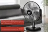Der Unold TISCHVENTILATOR SILVERLINE 30 cm mit rundem Standfuß ist im Innenbereich abgebildet. Der T Anteprima dell’immagine prodotto