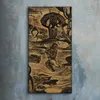 Wanduhr Bürouhr Leinwand Bild Geräuschlos Kunstdruck 30x60 Produktbild-Vorschau 2