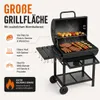 THE BLACK BEAST Holzkohlegrill Grillwagen - Kohlegrill BBQ Produktbild-Vorschau 5