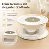 Keramik Teekannenwärmer mit Teelichthalter, Teewärmer für Produktbild-Vorschau 2
