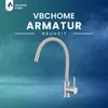 VBChome Küchenarmatur mit flexibler Beige Silikonbrause – Produktbild-Vorschau 2