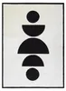 Tapis moderne MODE 8598 géométrique crème / noir noir Voir les images du produit 2
