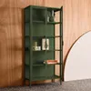 sweeek - Schrank aus Stahl und gehärtetem Glas, 2 Türen, Produktbild-Vorschau 3