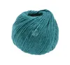 A ball of teal yarn on a white background. Produktbild-Vorschau