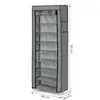 ModernHome Stoff Kleiderschrank mit Regalen für Kleidung Produktbild-Vorschau 10