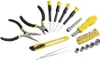 A collection of hand tools laid out on a white background. Produktbild-Vorschau