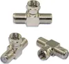 Sat-Adapter T-Stück Verteiler 1-x F-Stecker / 2-x Produktbild-Vorschau 1