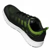 A single black and green athletic shoe is shown against a white background. Produktbild-Vorschau