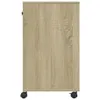 vidaXL Druckerständer mit Rollen Sonoma-Eiche 60x40x68,5 cm Produktbild-Vorschau 5