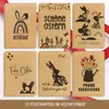 Ostergrusskarten 12er Kraftpapier Oster Karten Set - Ostern Produktbild-Vorschau 4